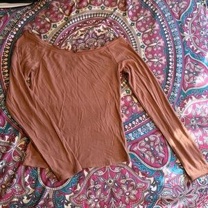 Off the Shoulder Long Sleeve Top | Aeropostale MD